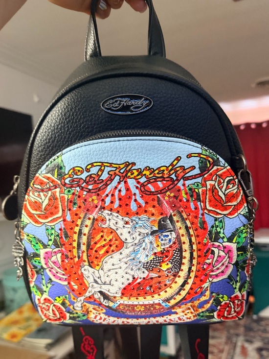 Ed Hardy Handbags - Ed Hardy “Dead or Alive” backpack NWT